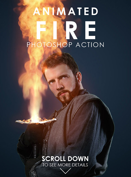 GraphicRiver - Animated Fire Photoshop Action 19171775