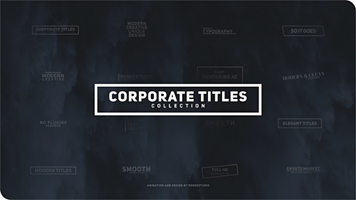 Corporate Titles Pack - Project for After Effects (Videohive)