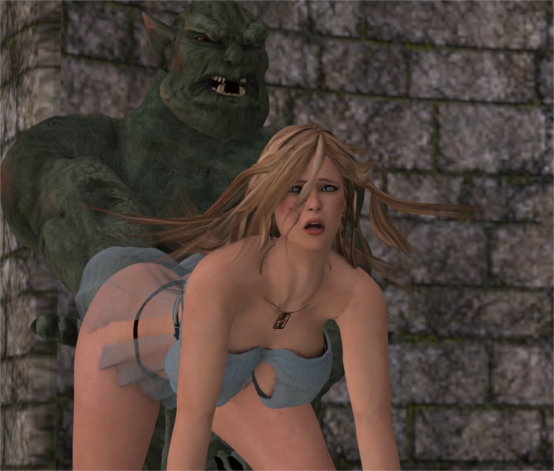 Moiarte - Monster attacked the helpless girl