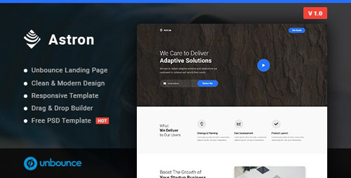 ThemeForest - Astron v1.0 - Business Unbounce Landing Page Template - 23271304