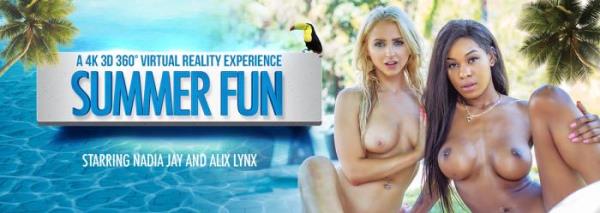 Virtual Reality: Alix Lynx, Nadia Jay (Summer Fun) [Oculus Rift, Vive, GO, Samsung Gear VR | SideBySide] [1920p]