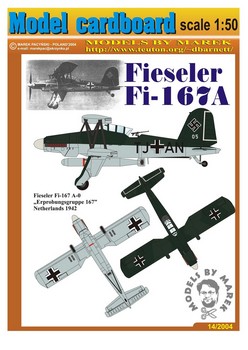 Fieseler Fi-167A (Paper Model)