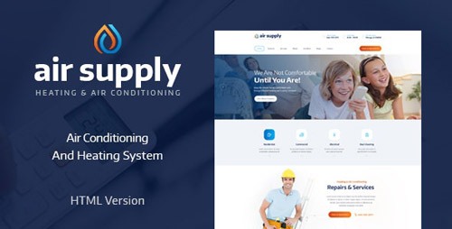 ThemeForest - Air Supply v1.0 - Air Conditioning and Heating Services Site Template - 19213395