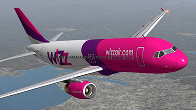 Wizz Air сократит частоту полетов на 17 маршрутах из Киева в Европу
