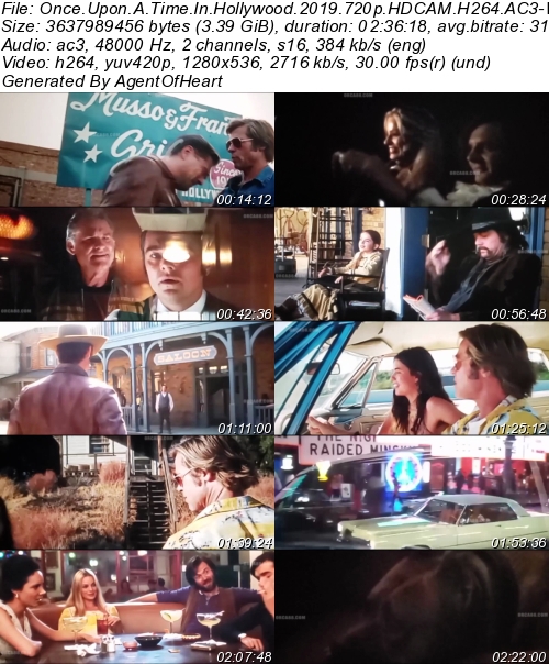 Once Upon A Time In Hollywood 2019 720p HDCAM H264 AC3 Will1869