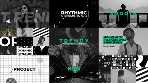 Rhythmic Dynamic Intro - Project for After Effects (Videohive)
