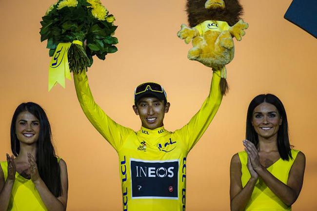 Колумбиец Берналь стал самым молодым победителем «Тур де Франс» за последние 100 лет
