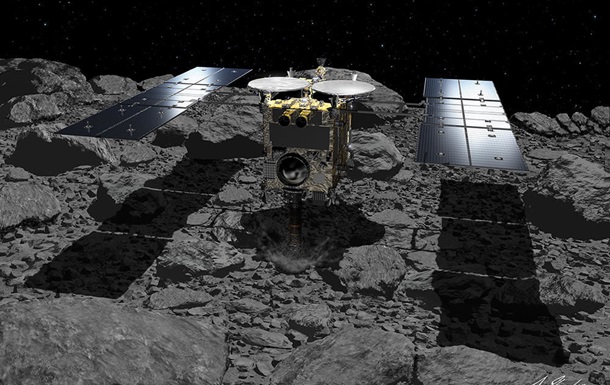 Зонд взял образцы материи астероида Рюгю