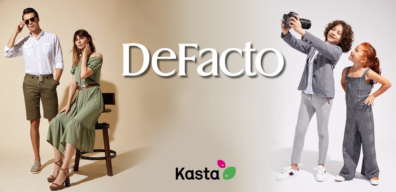 ​Ведущий турецкий бренд одежды DeFacto начинает сотрудничество с украинской платформой Kasta.ua