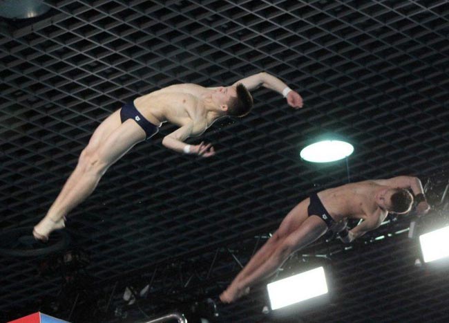 Алексей Середа и Олег Сербин – серебряные призеры ЧЕ в синхронных прыжках в воду с вышки