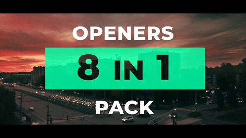 8 Modern Openers Pack - Project for After Effects (Videohive)