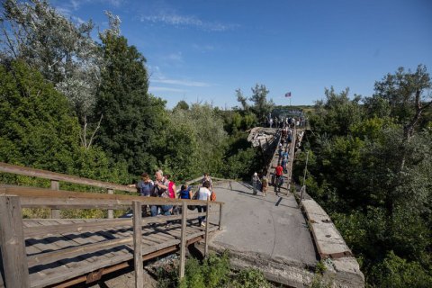 В СЦКК заявили о готовности украинской стороны начать восстановление моста в Станице Луганской