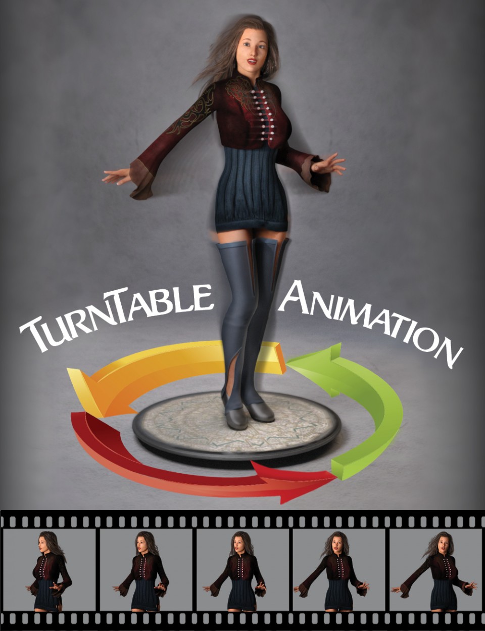 360 Rotating Turntable Animations