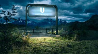 Uli Staiger   Photoshop Composites: The Subway in the Wilderness