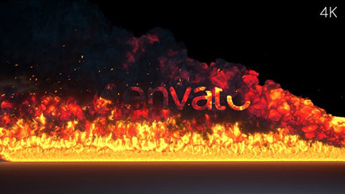 Fire Burning Logo Reveal - Project for After Effects (Videohive)