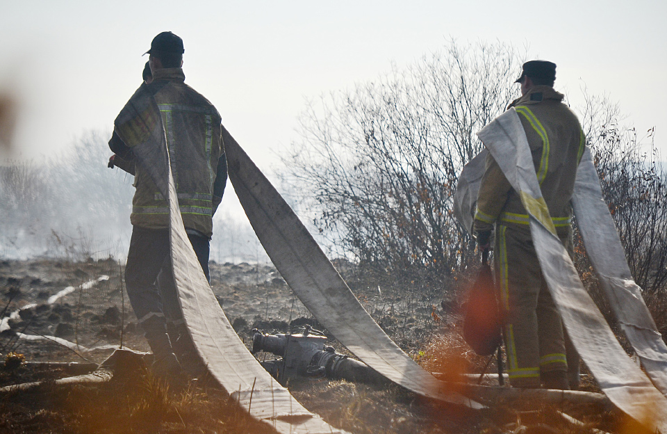Вісті з Полтави - На Полтавщині ліквідовують пожежі покладів торфу в 3-х районах