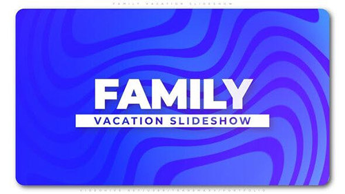Family Vacation Slideshow - Project for After Effects (Videohive)