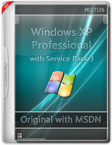 Microsoft Windows XP Pro Service Pack 3 Original RTM RETAIL