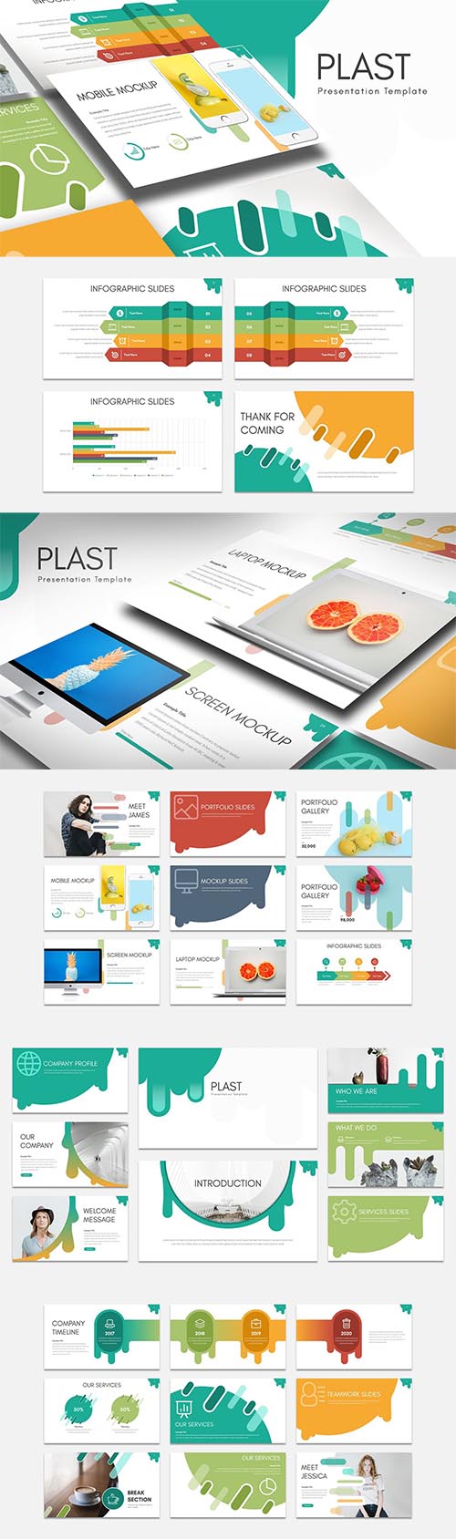 PLAST | Multipurpose Powerpoint, Keynote and Google Slides Templates