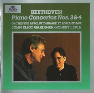 Robert Levin, John Eliot Gardiner - Beethoven Piano concertos Nos. 3 & 4 (1998)
