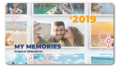 Happy Memories My Family Slideshow - Project for After Effects (Videohive) 
