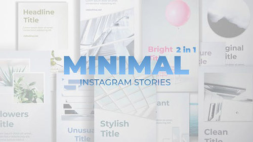 VideoHive Minimal Instagram Stories 22976300