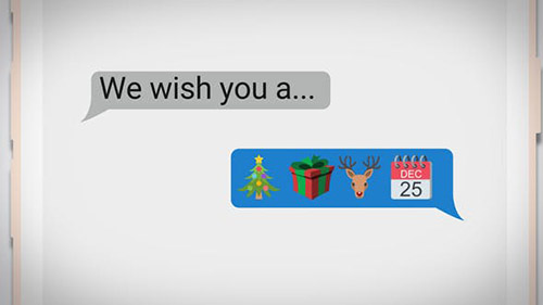 Text Messaging Holiday Greeting - Project for After Effects (Videohive)