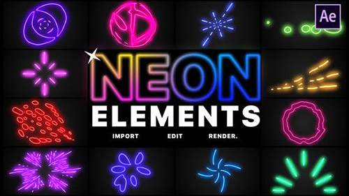 Neon Elements 24569896 - Project for After Effects (Videohive)