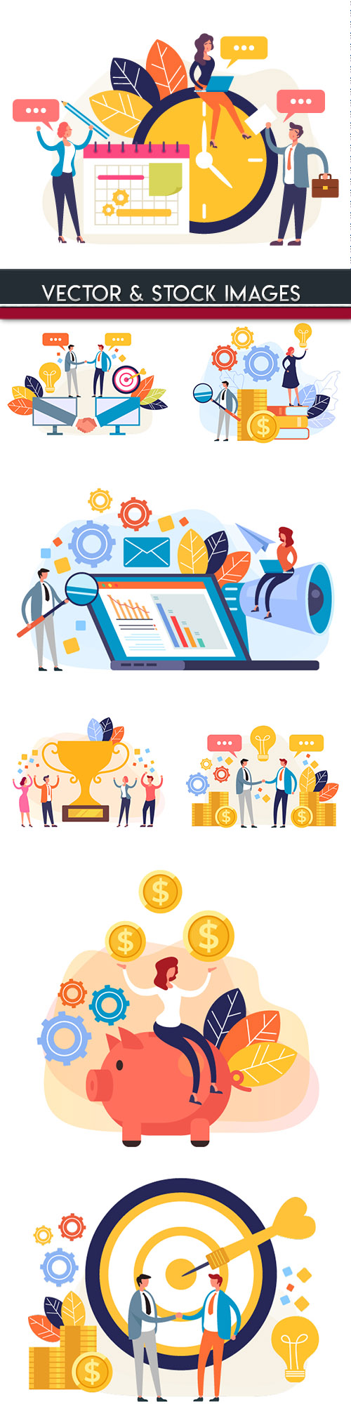 People business concept flat style design