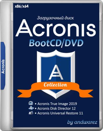 Acronis BootCD/DVD by andwarez 16.09.2019 (x86/x64/RUS)