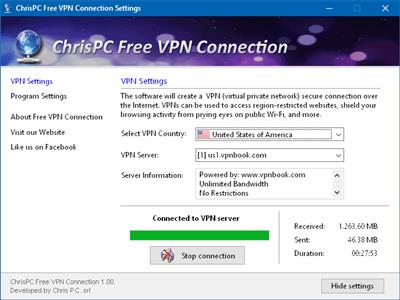 ChrisPC Free VPN Connection 1.09.21