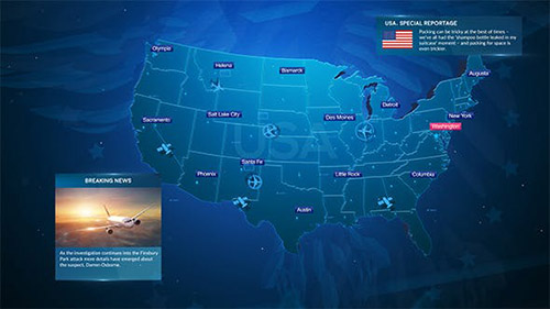 Broadcast Maps Package - Project for After Effects (Videohive)