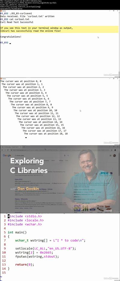 Exploring C Libraries