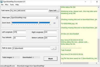 AllMapSoft Easy OpenstreetMap Downloader 6.55
