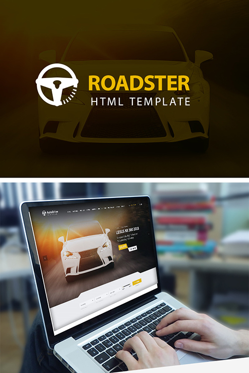 Roadster - Automotive Website Template 85468
