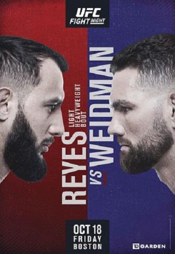 Смешанные единоборства / Доминик Рейес - Крис Вайдман / Основной кард / UFC on ESPN 6: Dominick Reyes vs Chris Weidman / Main card (2019) IPTVRip 1080i