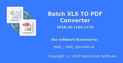 Batch XLS to PDF Converter  2019.11.1009.1818